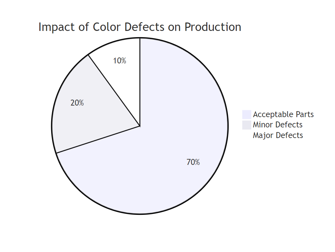 Inpact of Color Defects on Production