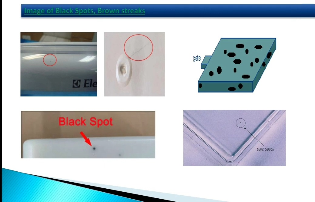 Black Spot & Brown Streaks in Injection Molding __ Trouble Shooting in Injection Molding