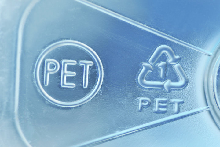 plastic recycling symbol 01 PET